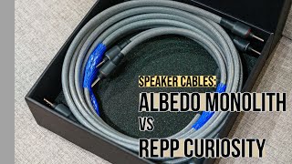 空氣錄音雲試聽 Albedo Monolith Speaker Cable單晶銀喇叭線 vs REPP Curiosity [upl. by Ashraf916]