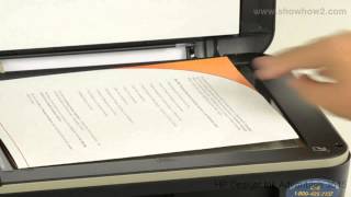 HP Deskjet Ink Advantage 3515  Scan Document From Control Panel  Preview [upl. by Ahgem]