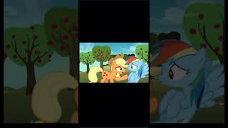 Why was aj so close to rainbow 😭😭 mlp mlpedit appledash [upl. by Aurea]