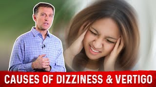 3 Causes Of Dizziness or Vertigo Explained By Dr Berg [upl. by Moneta125]