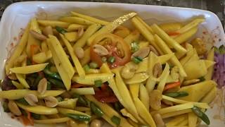 Thai Mango Salad Recipe [upl. by Dorris]