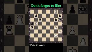 ChessPuzzle Checkmate 2 Moves 😱 [upl. by Ciryl]