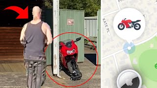 Catching a Motorbike Thief with a 50 AirTag [upl. by Rhett]