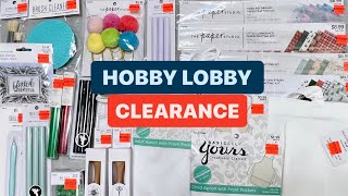 Hobby Lobby Clearance Haul [upl. by Ansaev]