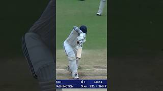 Clean Bowled Washington Sundar cricket youtubeshorts shorts [upl. by Enylodnewg]