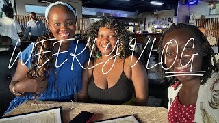 WEEKLY VLOG  Girlies hangout 🥰  Mans cooking for us ❣️  Monthly shopping haul 🛒 [upl. by Annahael]