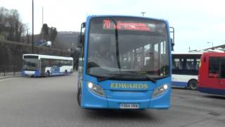 PONTYPRIDD BUSES MARCH 2015 [upl. by Reifinnej15]