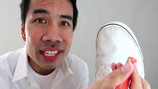 Does A Tide to Go Instant Stain Remover Pen Work on Dirty White Shoes Review in 4 Minutes [upl. by Ella]