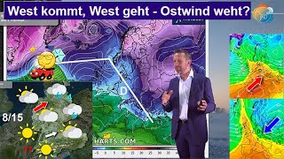 West kommt mit Sturm amp 17° West geht  Ostwind bald wieder weht Wettervorhersage 1926012024 [upl. by Aznofla467]