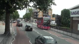 London Bus 21  Elephant amp Castle  Briant Street [upl. by Bibah397]