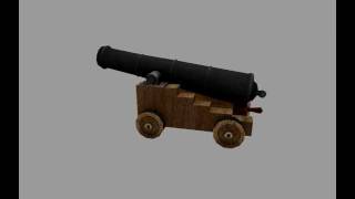 18th Century 18 lb Cannon  quotThe Defense of St Augustinequot Asset [upl. by Cari153]