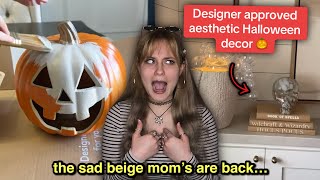 The Sad Beige Aesthetic Is DESTROYING Halloween [upl. by Laehctim]