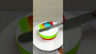 Multi Colour Rainbow 🌈 Cake Design youtube cake ytshorts video shorts youtubeshorts [upl. by Nilesoj]