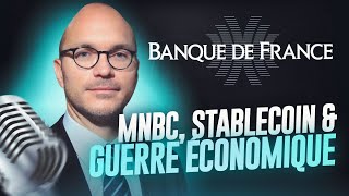 Guerre cryptoéconomique MNBC stablecoins  Que fait la Banque de France [upl. by Ravahs404]