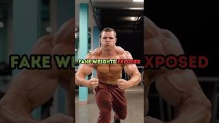 He Got Caught Using Fake Weights shorts bodybuilding [upl. by Binetta]