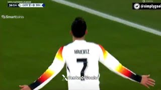 Kai Havertz Goal Germany Vs Bosnia amp Herzegovina 30 All Goals Analysis amp Highlights [upl. by Lelith]