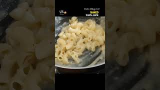 White Pasta For Baked Bread Pasta Cups 😋😋 in Philips otg shortsviral shortsvideo [upl. by Elston5]