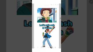 Ash X Tyson pokemon ashketchum anime animeart digitalart ibispaintx trending shorts viral [upl. by Lramaj]