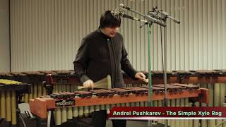 Andrei Pushkarev quotThe Simple Ragquot for Solo Xylophone [upl. by Carlynn243]