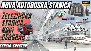 GLAVNA AUTOBUSKA STANICA BEOGRAD  Postavljen Reljefni orijentacioni plan dron dannoc beograd [upl. by Arsi]