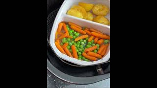 Air Fryer Frozen Roast Beef Dinner shorts [upl. by Aicilat810]