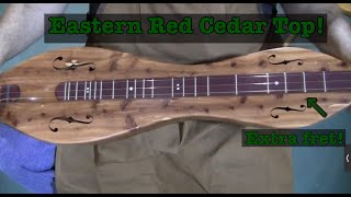 Custom Folkcraft® Dulcimer  Honduras Mahogany Body  Eastern Red Cedar Top [upl. by Tj]