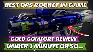 The Launcher King  Cold Comfort  Destiny 2 Weapon Review [upl. by Erdne]