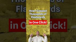 How I Created Thousands of Flashcards in One Click englishfast flashcards languagelearninghacks [upl. by Almire]