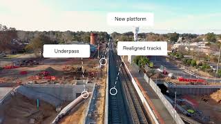 Our Work Wangaratta Station Precinct takes shape  August 2024 [upl. by Etnahsa813]