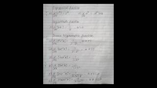 quotMastering Derivatives Essential Formulas for Calculus Beginnersquotmaths derivatives formula [upl. by Mahda]