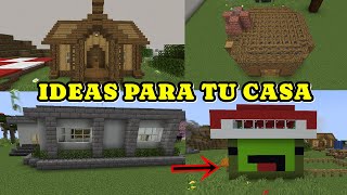 Casas para hacer en Minecraft Java y Bedrock  Evento Construcciones [upl. by Oralia202]