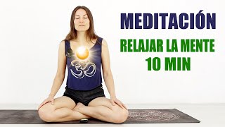 MEDITACIÓN GUIADA PARA RELAJAR LA MENTE  Elena Malova [upl. by Idok]