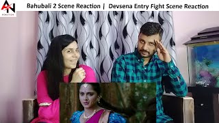 Bahubali 2 Scene Reaction  Devsena Entry Fight Scene Reaction  Prabhas Anushka Sheety Reaction [upl. by Manup]