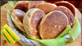 GORDITAS DE ELOTE TIERNOPAN DE ELOTE SIN HORNO suave y esponjaditochoclo maiztierno jojoto [upl. by Alton253]