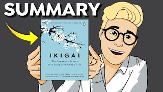 Ikigai Summary Animated  Live a Long AND Happy Life by Finding Your Ikigai Reason to Wake Up [upl. by Aubrey]