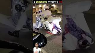 Top 3 expensive Modify bike 🤑VP Explainer shorts bike studio bikewale [upl. by Croteau724]