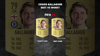 CONOR GALLAGHER BEST VS WORST CARD IN EVERY FIFA 1025 eafc gallagher atleticomadrid spain [upl. by Ycnay]