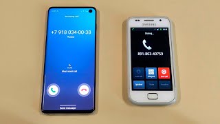 Samsung Galaxy S1  S10 Incoming call amp Outgoing call at the Same Time [upl. by Nahtanaj153]