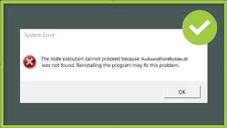 AudioendPointBuilderdll File Missing  AudioendPointBuilderdll Not Found  Windows 11  10  8  7 [upl. by Yv]