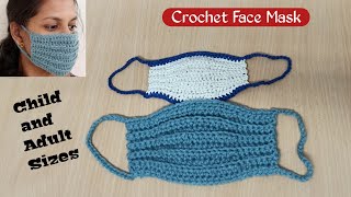 Quick and Easy Crochet Face Mask for Beginners with Filter Pocket [upl. by Pegg137]