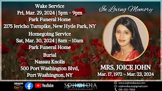 HOMEGOING SERVICE  MRS JOICE JOHN [upl. by Mellen]