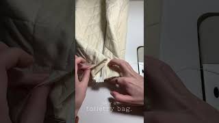 toiletry Bag Making How to make Bag at home [upl. by Annor]