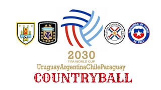 Mí predicción del mundial 2030 COUNTRYBALL [upl. by Yelrak340]