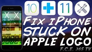 How to Fix an iPhone  iPad  iPod Stuck on the Apple Logo Using drFone [upl. by Isleen759]