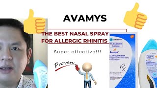 The Best Nasal Spray for Allergic Rhinitis 2021  AVAMYS Review [upl. by Howenstein]