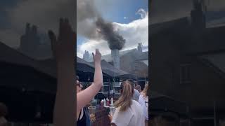 Fire at the Swan Horndon on the Hill Feast and Fayre disrupted [upl. by Baptist]