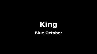 KingBlue October Lyrics [upl. by Lleryt]