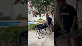 Fogonero de Patio Con ruedas 🙌🔥 1m de diámetro sorparrillascom 🇦🇷 [upl. by Sheree]