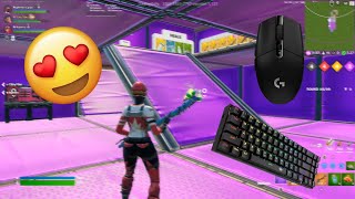 LOGITECH G305 LIGHTSPEED 😴 Fortnite Gameplay⚡Go Goated 3V3V3 360 FPS 4K [upl. by Jane]