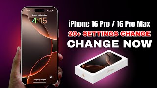 iPhone 16 Pro Max  20 Settings You NEED to Change Now HINDI [upl. by Yro]